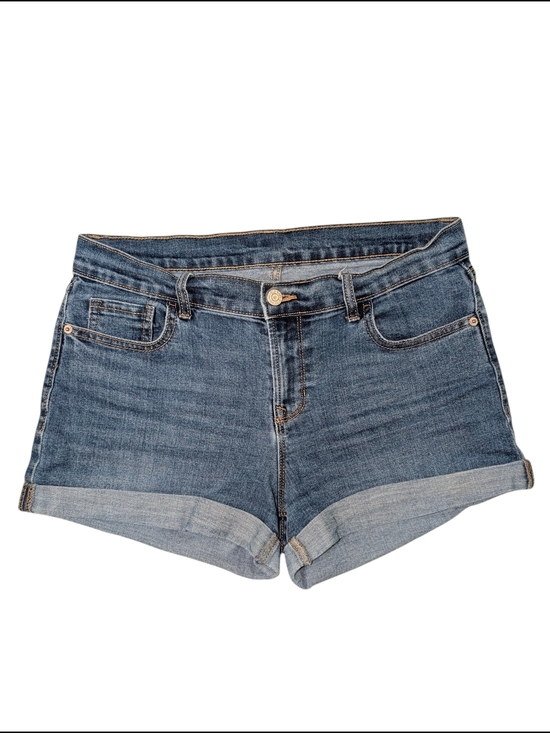 Old Navy Pants - Old Navy Women's 6 Medium Blue Wash Denim Rolled-Hem The Drew Shorts